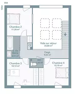 Maison neuve, 122 m²