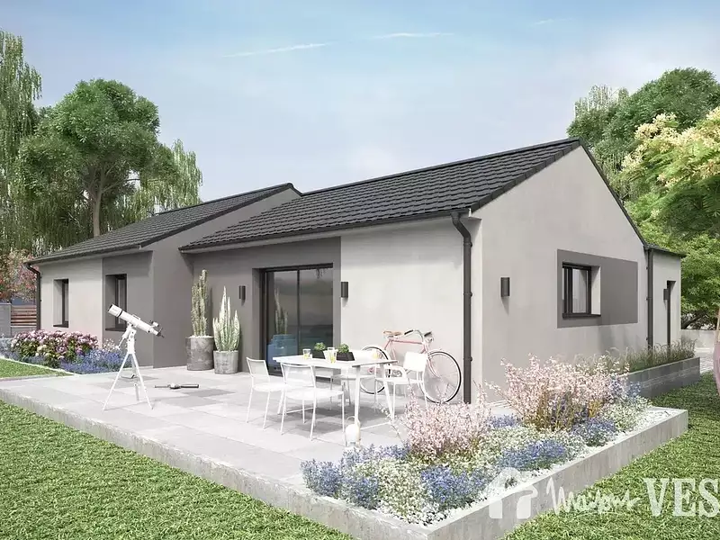Maison neuve, 89 m² - Ebersviller (57320)