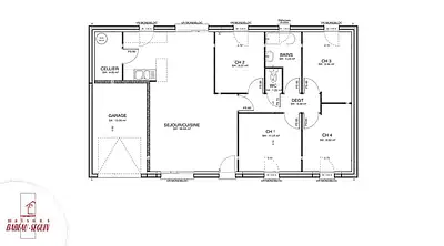 Maison neuve, 89 m²