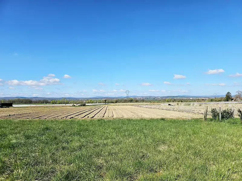 Terrain à bâtir, 1 299 m² - Manziat (01570)