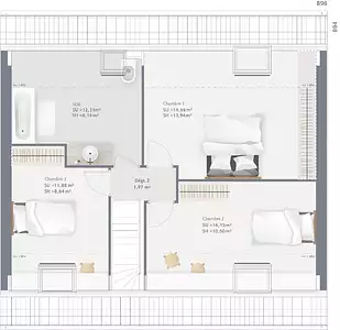 Maison neuve, 100 m²