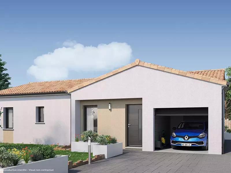 Maison neuve, 83 m² - Maransin (33230)