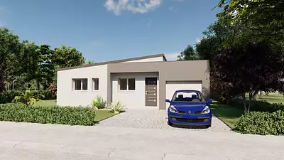 Maison neuve, 75 m²