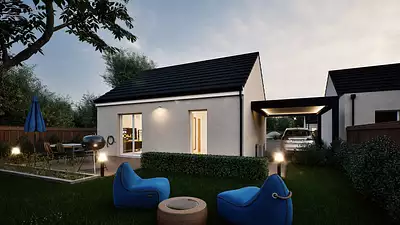 Maison neuve, 47,6 m²