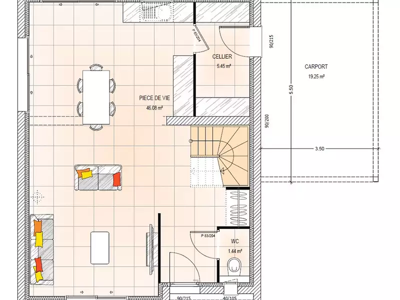 Maison neuve, 100 m² - Angers (49000)