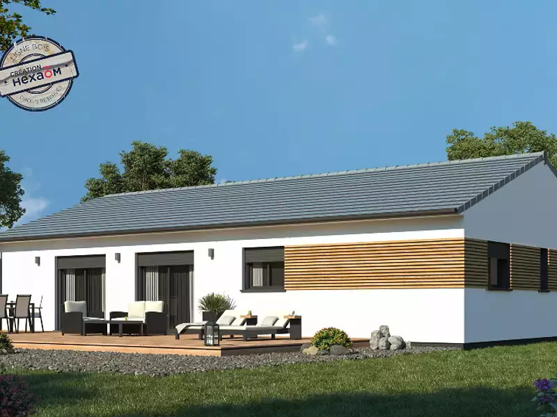 Maison neuve, 104 m² - Campagne-lès-Guines (62340)