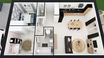 Maison neuve, 64 m²