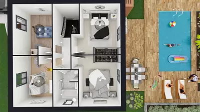 Maison neuve, 95 m²