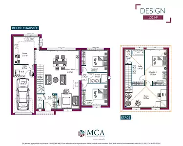 Maison neuve, 132 m²