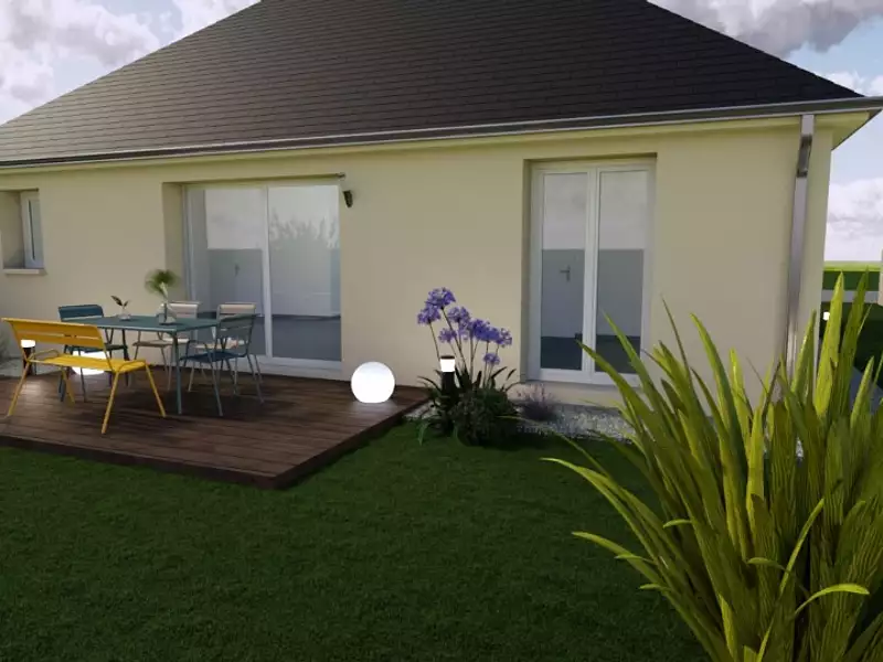Maison neuve, 80 m² - La Croix-en-Touraine (37150)
