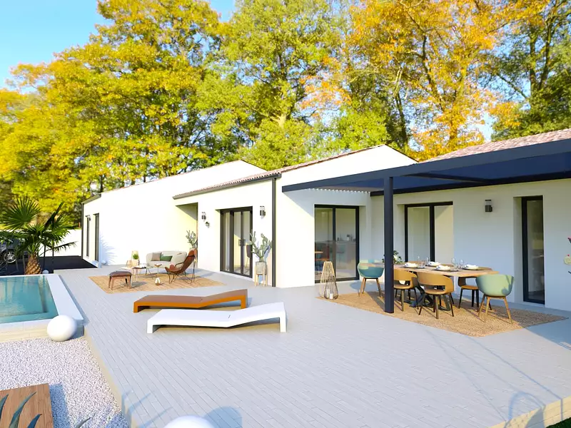 Maison neuve, 106 m² - Villedoux (17230)