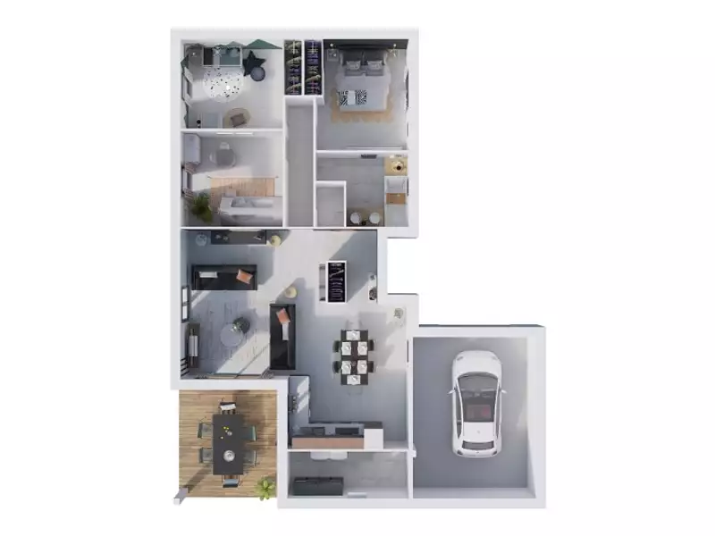 Maison neuve, 88 m² - Saint-Yzan-de-Soudiac (33920)