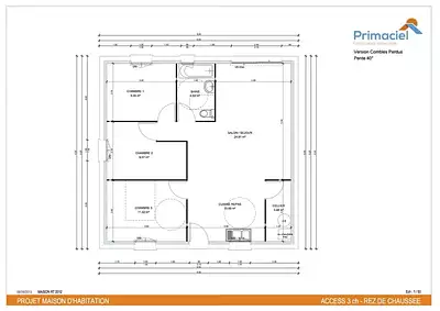 Maison neuve, 73 m²