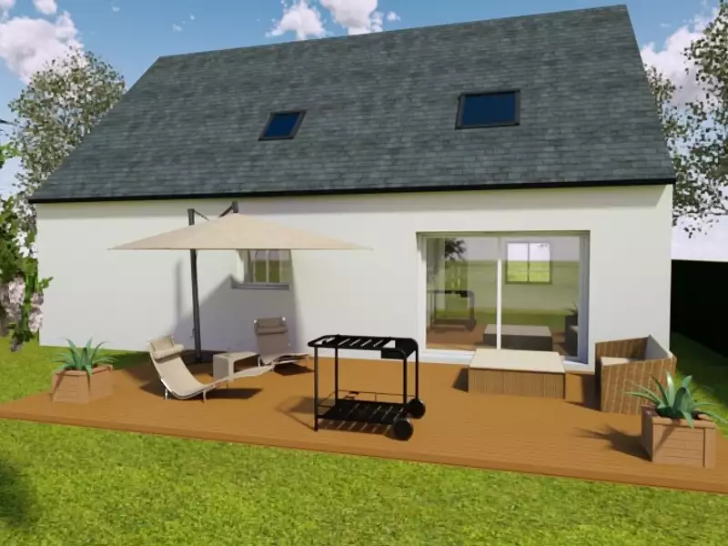 Maison neuve, 63 m² - Changé (72560)