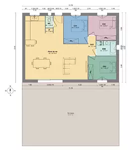 Maison neuve, 83 m²