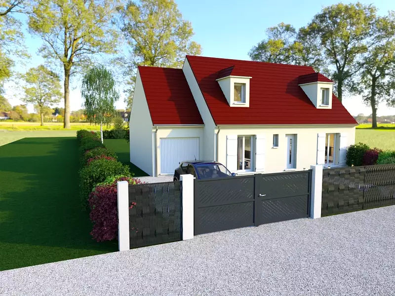 Maison neuve, 126,97 m² - Valdampierre (60790)