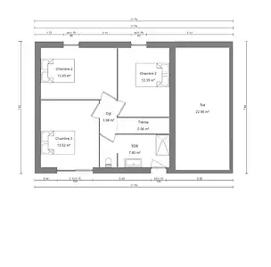 Maison neuve, 126 m²