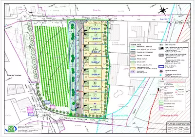 Terrain à bâtir, 375 m²