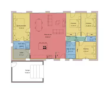 Maison neuve, 124 m²