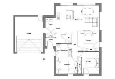 Maison neuve, 120 m²