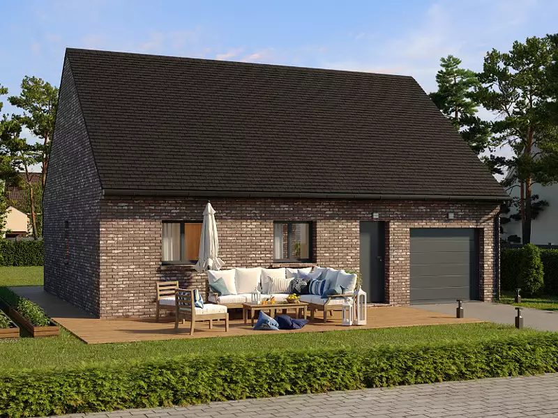 Maison neuve, 71 m² - Douai (59500)