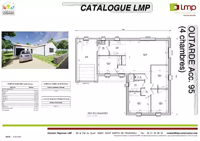 Maison neuve, 95 m²