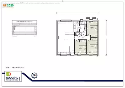 Maison neuve, 79 m²