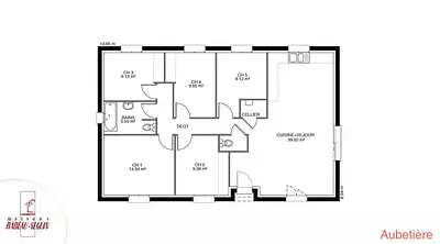 Maison neuve, 88 m²
