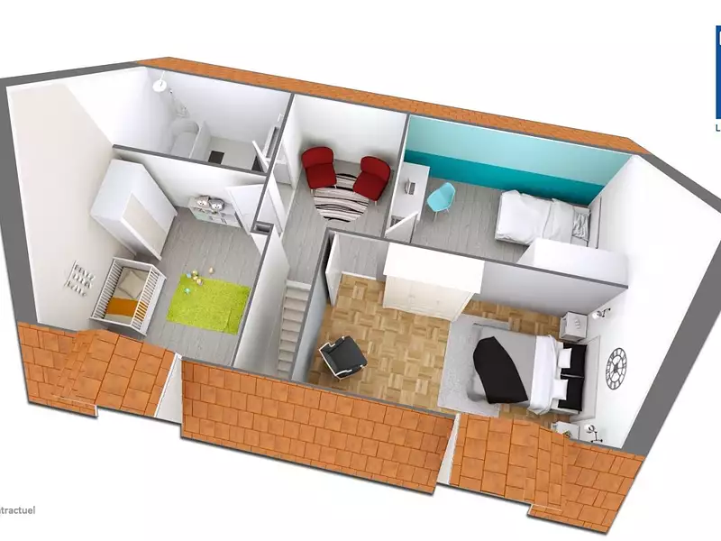 Maison neuve, 101 m² - Itteville (91760)