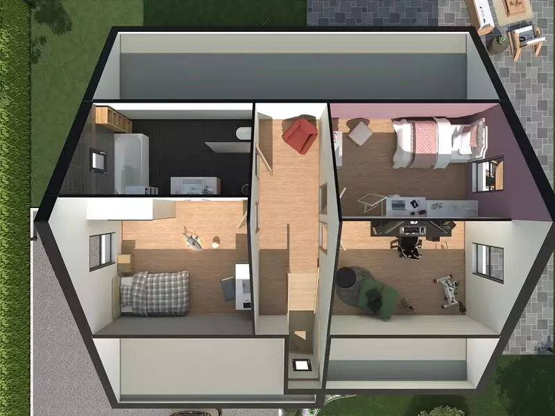 Maison neuve, 85 m² - Bernaville (80370)