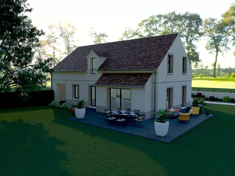 Maison neuve, 102,37 m² - Haravilliers (95640)