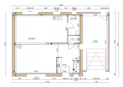 Maison neuve, 97 m²