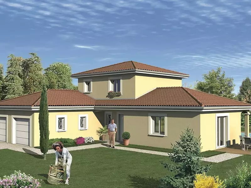 Maison neuve, 115 m² - Jassans-Riottier (01480)