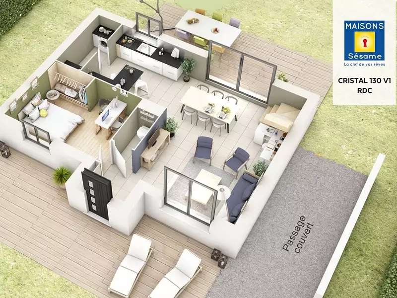 Maison neuve, 131 m² - Lagny-sur-Marne (77400)