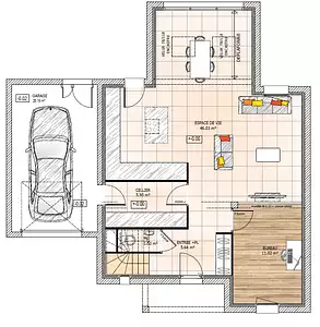 Maison neuve, 125 m²