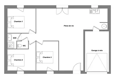 Maison neuve, 70 m²