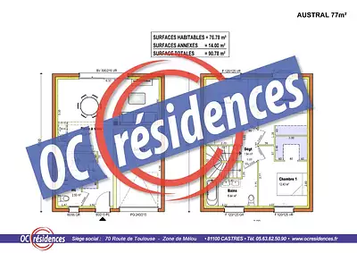 Maison neuve, 76 m²