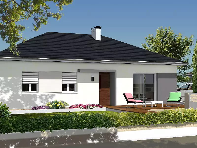 Maison neuve, 85 m² - Artigueloutan (64420)