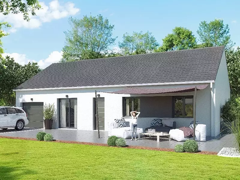 Maison neuve, 90 m² - Marcilly-lès-Buxy (71390)