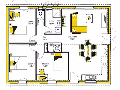 Terrain à bâtir, 650 m² - Mios (33380)