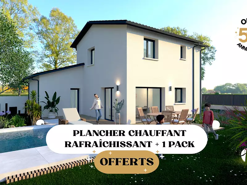 Maison neuve, 90 m² - Rignieux-le-Franc (01800)