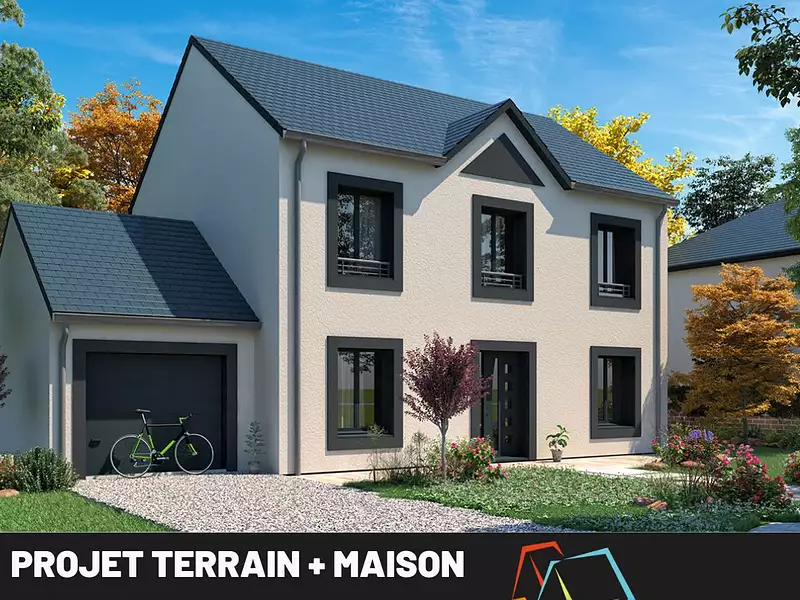 Maison neuve, 123,87 m² - Vaudoy-en-Brie (77141)