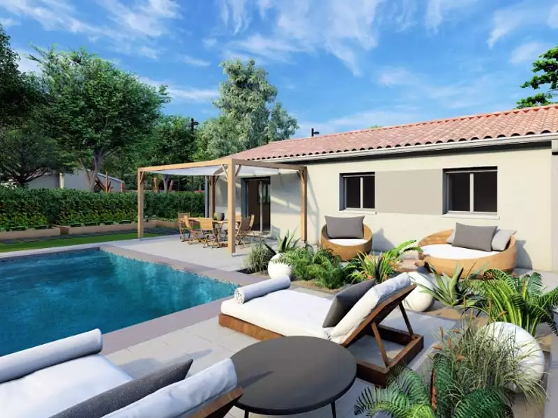 Maison neuve, 80 m² - Semussac (17120)