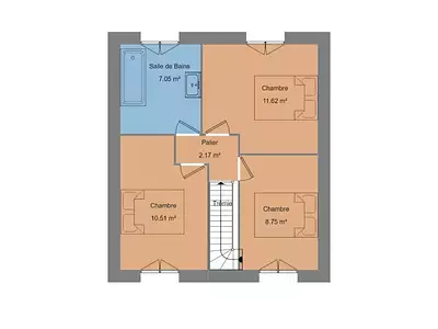 Maison neuve, 72 m²