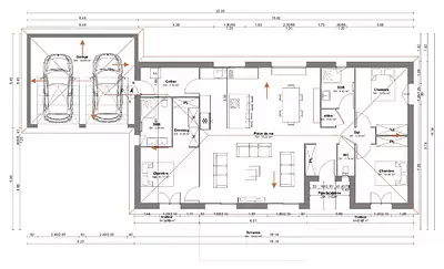 Maison neuve, 115 m²