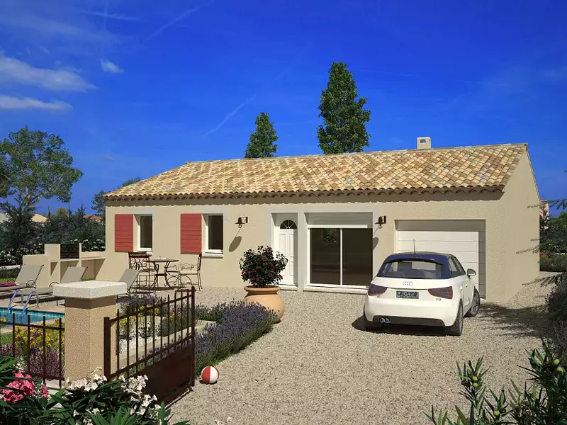 Maison neuve, 60 m² - Gesté (49600)