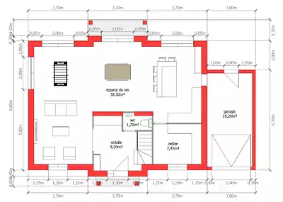 Maison neuve, 142 m²