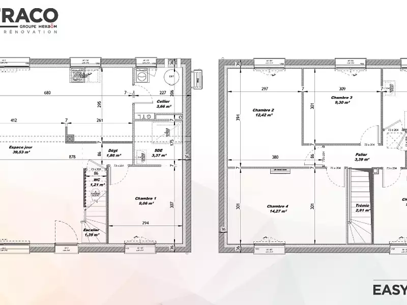 Maison neuve, 114 m² - La Haye-du-Theil (27370)