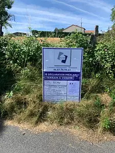 Terrain à bâtir, 850 m²