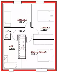 Maison neuve, 96 m²